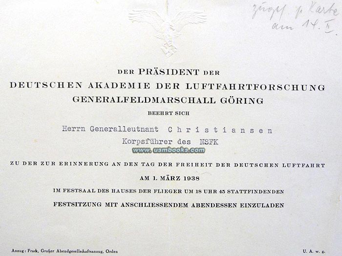 1938 Tag der Freiheit der deutschen Luftwaffe